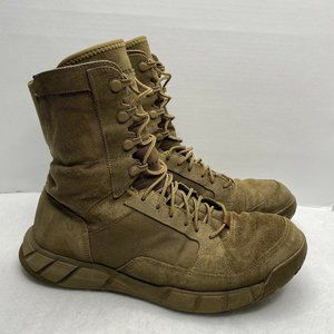 Oakley Light Assault 2 Military Boots 11188-86W Mid Calf Suede Brown Mens 8.5